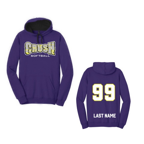 Personalized  Crush Hoodie Purple