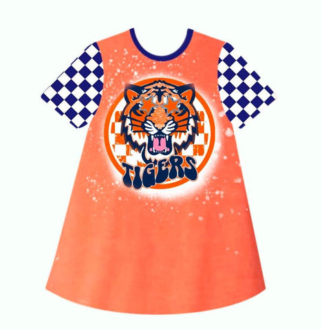 Tiger mascot orange