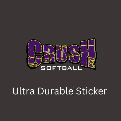 Crush Sticker - ULTRA durable - dishwasher safe