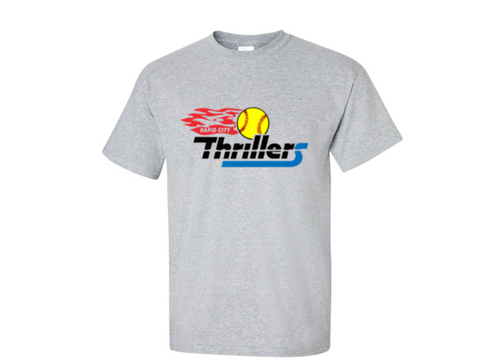 Thrillers flame short sleeve gray