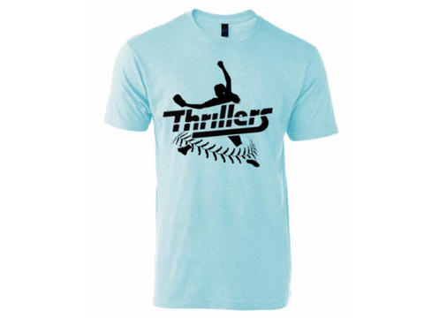 Thriller player short sleeve blue