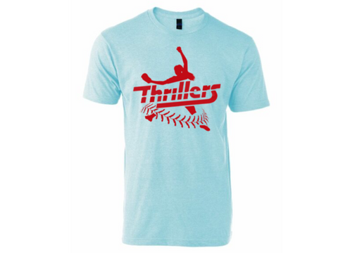 Thriller player short sleeve red logo